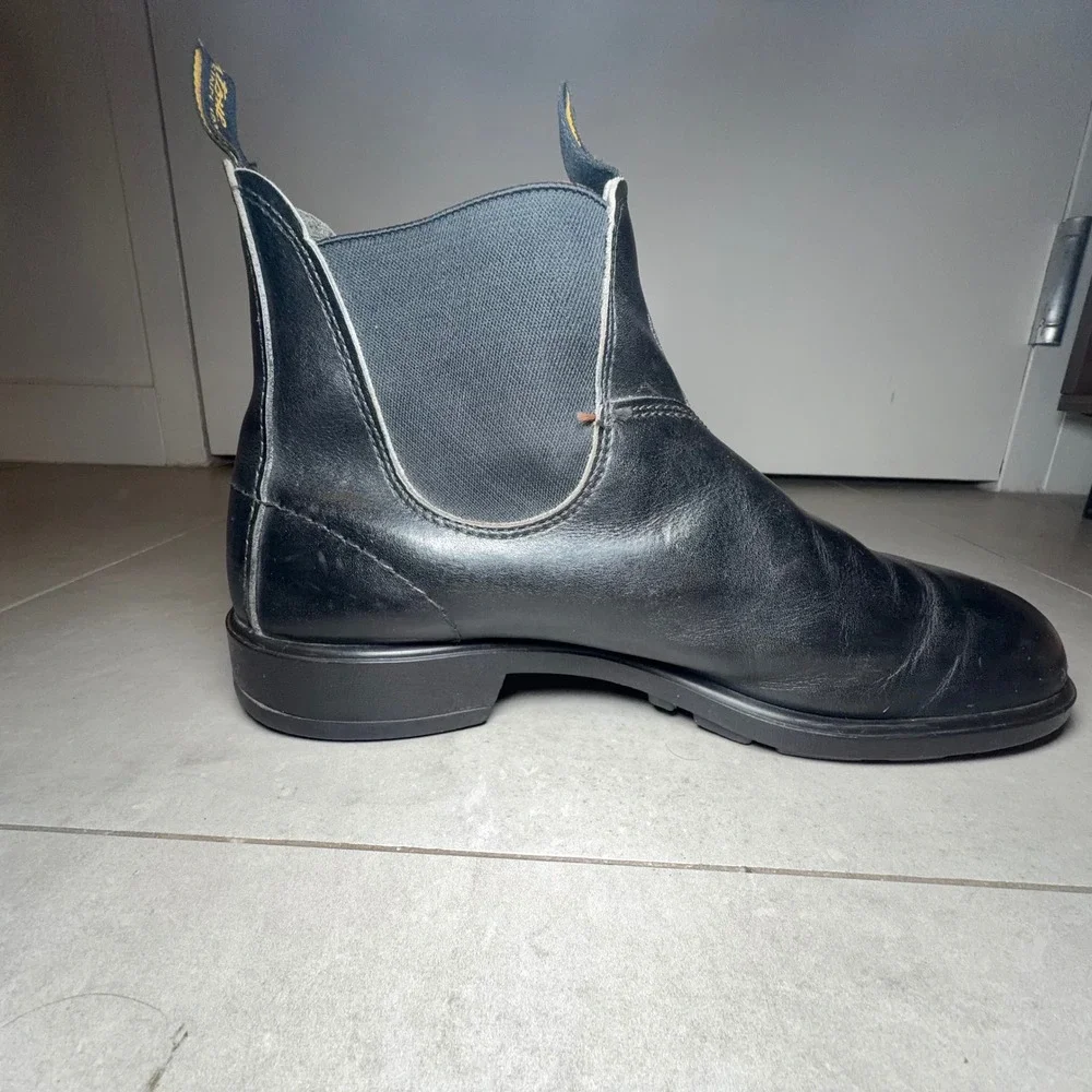Blundstone‎ Originals Boots Mens 11 Black Leather Pull On Australian Gorpcore